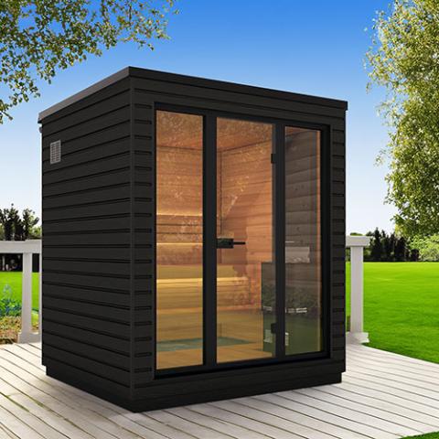 Classic Mini 3 Person Outdoor Sauna